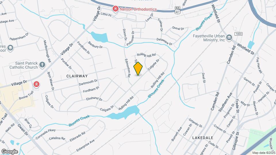 2326 Colgate Dr Map and Location Details