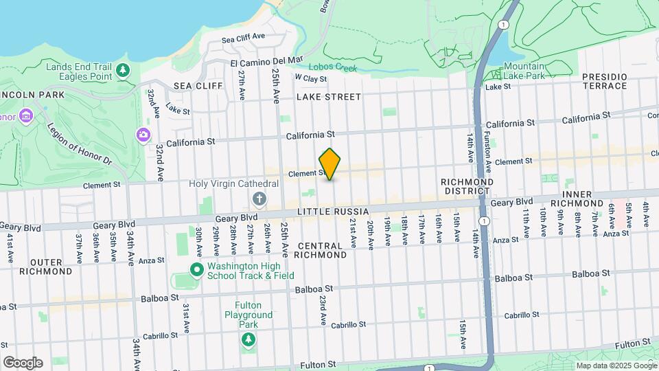 335 23rd Ave Map and Location Details