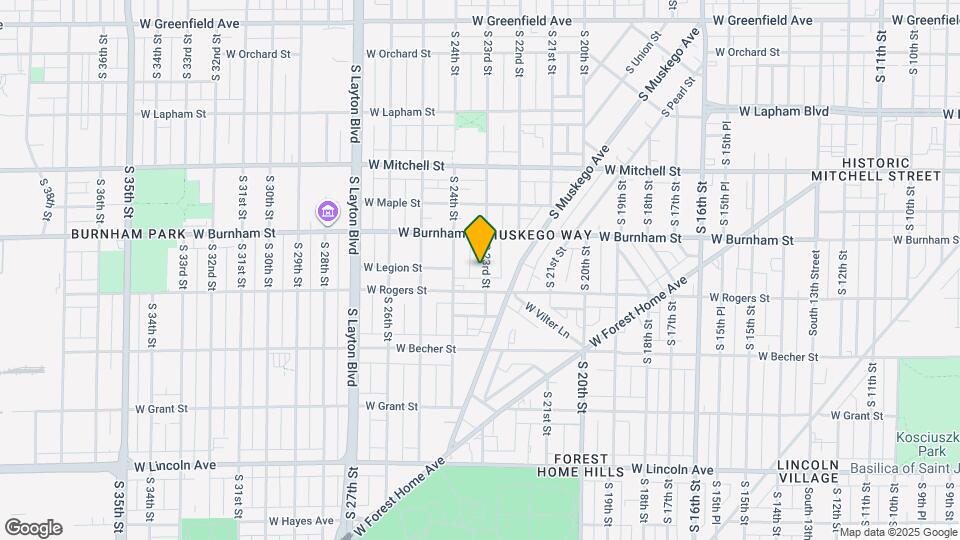 1949 S 23rd St Map and Location Details