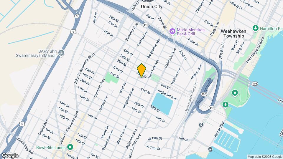 416 22nd St Map and Location Details