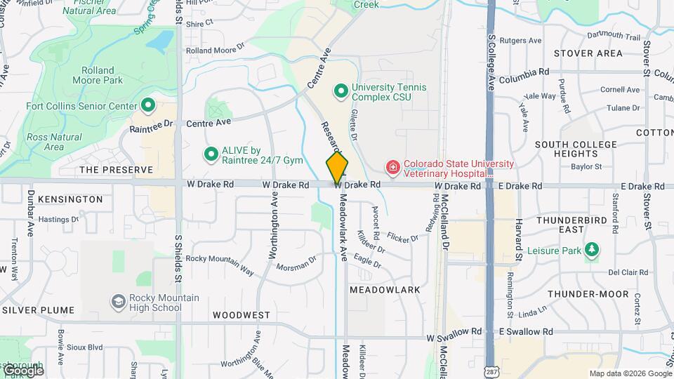 2601 Meadowlark Ave Mapa y Detalles de la Ubicación