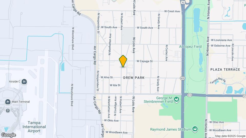 4611 N Hubert Ave Mapa y Detalles de la Ubicación