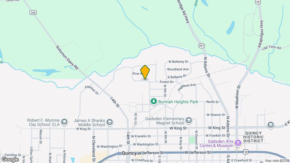 911 Magnolia Dr Map and Location Details