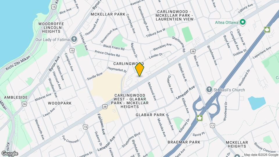 2019 Carling Ave Map and Location Details