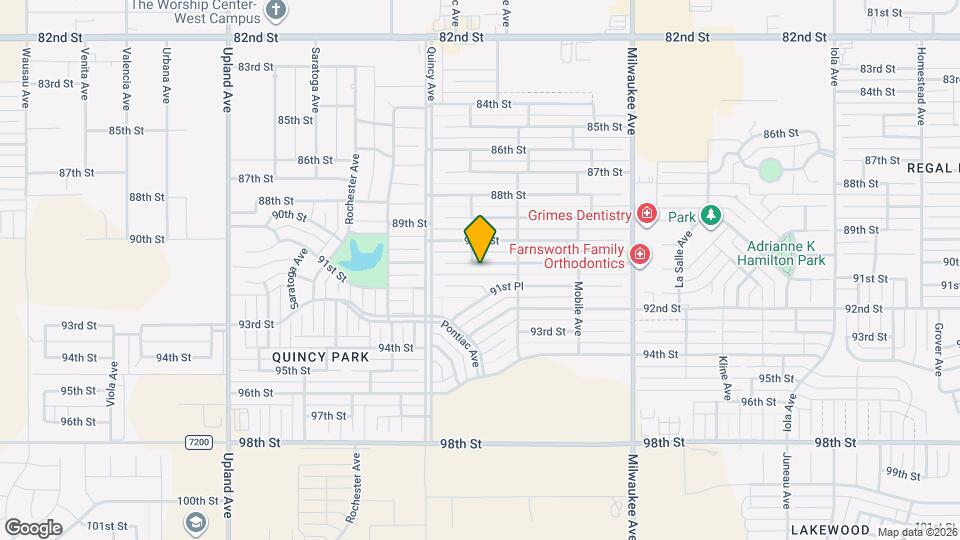 6715 91st St Map and Location Details