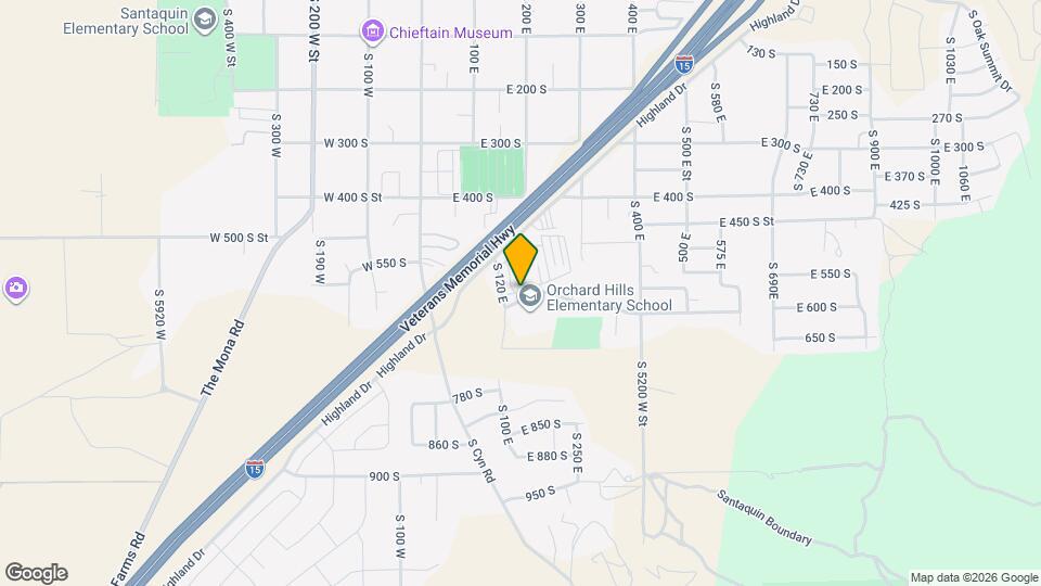 189 E 610 S Map and Location Details