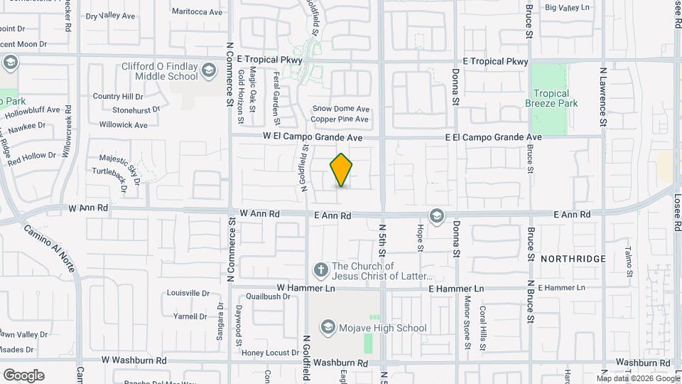 5628 Salt Rock St Map and Location Details