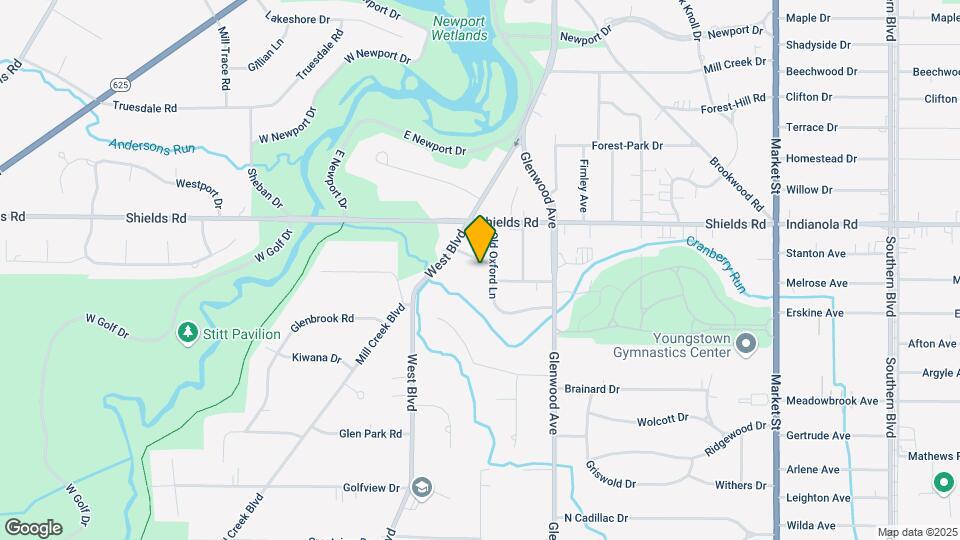 407 Old Shay Ln, Unit DOWN Map and Location Details