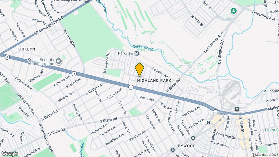 25 N Pennock Ave Map and Location Details