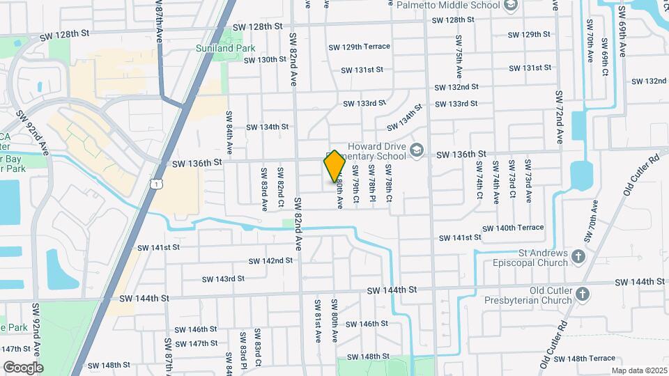 13790 SW 80th Ave Map and Location Details
