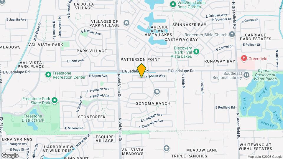 1722 E Barbarita Ave Map and Location Details