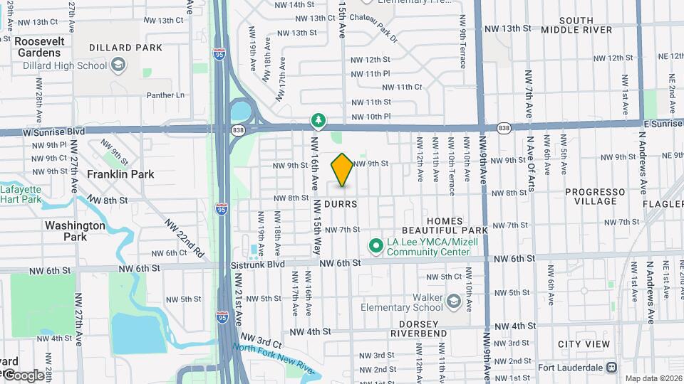 805 NW 15th Ave Map and Location Details