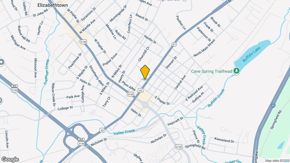 208 N Mulberry St Map and Location Details