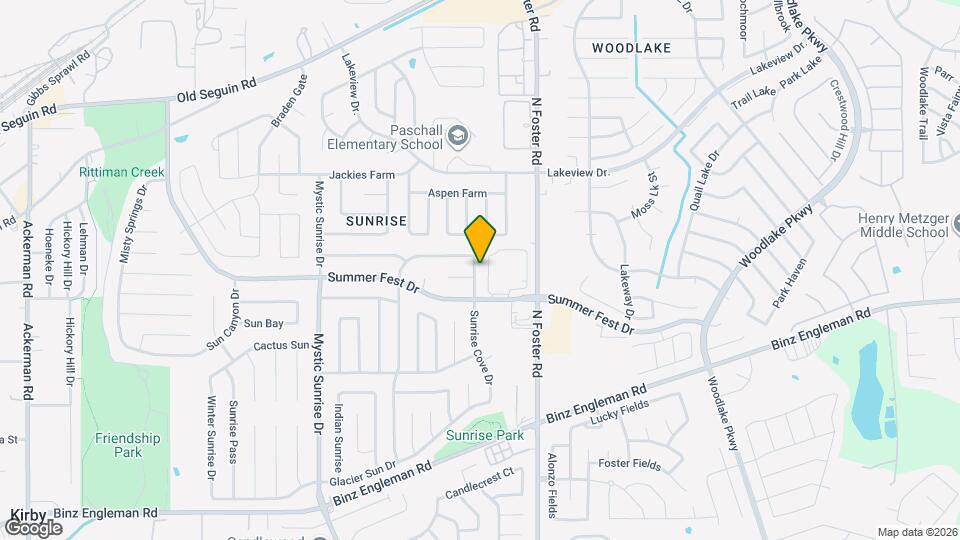 4234 Sunrise Cove Dr Map and Location Details