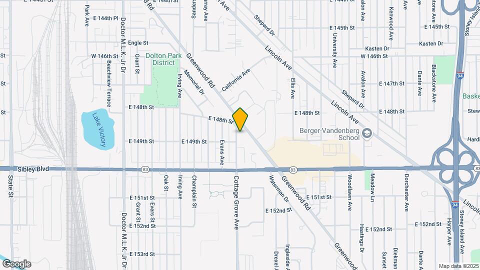 14837 Cottage Grove Ave Map and Location Details