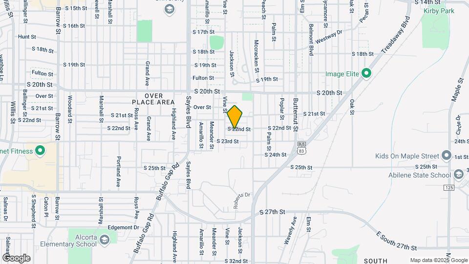 1717 S 22nd St Map and Location Details