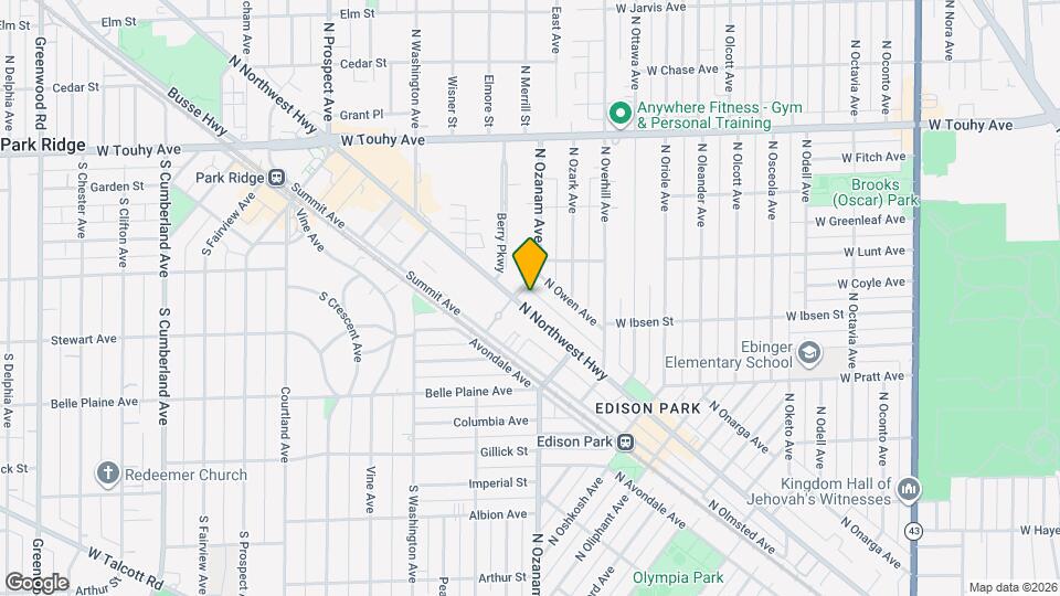 455 S Northwest Hwy Map and Location Details