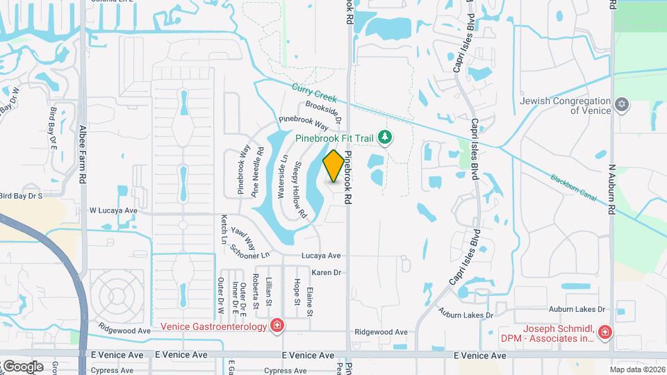 1407 Pine Lake Dr Mapa y Detalles de la Ubicación