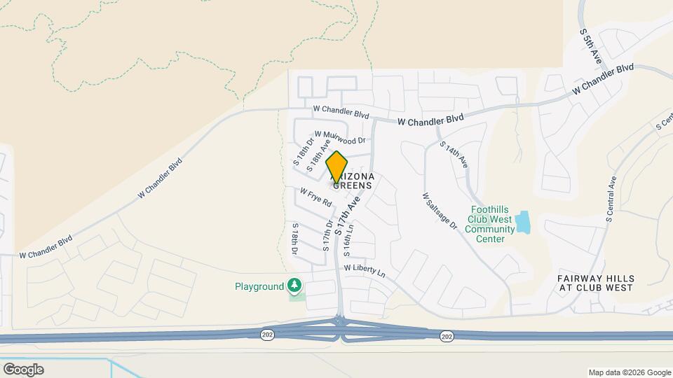 1734 W Wildwood Dr Map and Location Details
