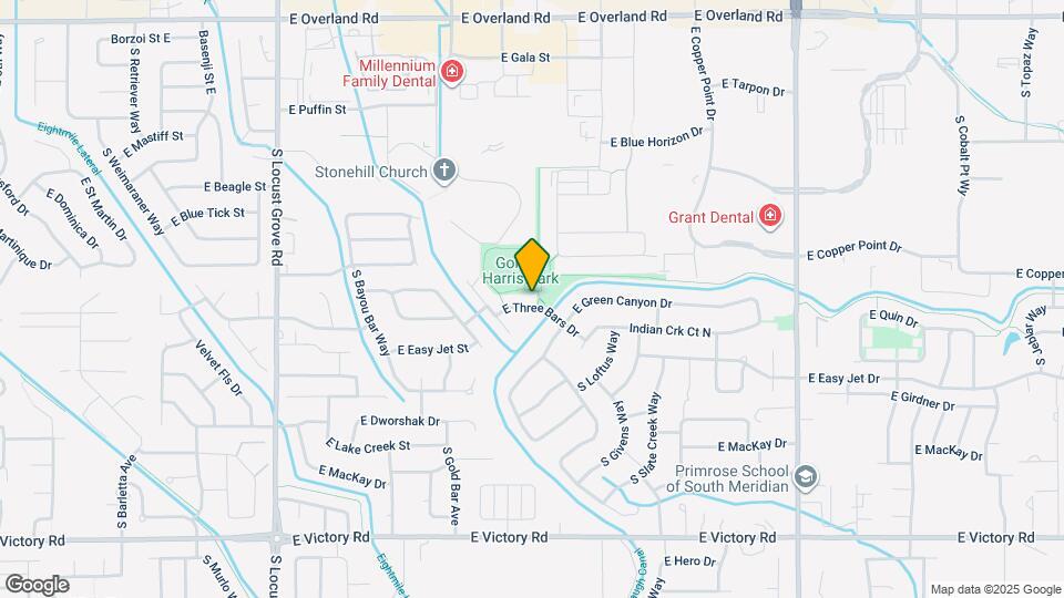 2386 E Three Bars Dr Map and Location Details