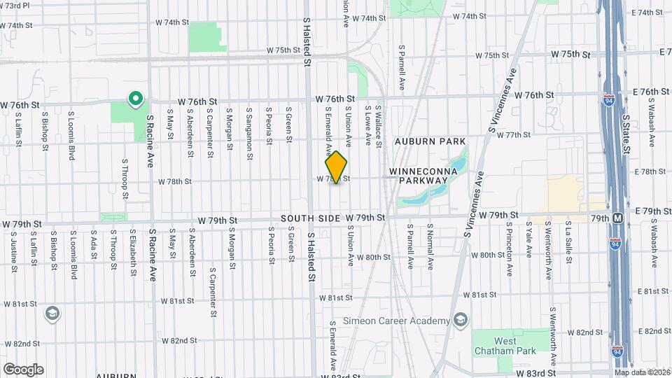 7815 S Emerald Ave Map and Location Details