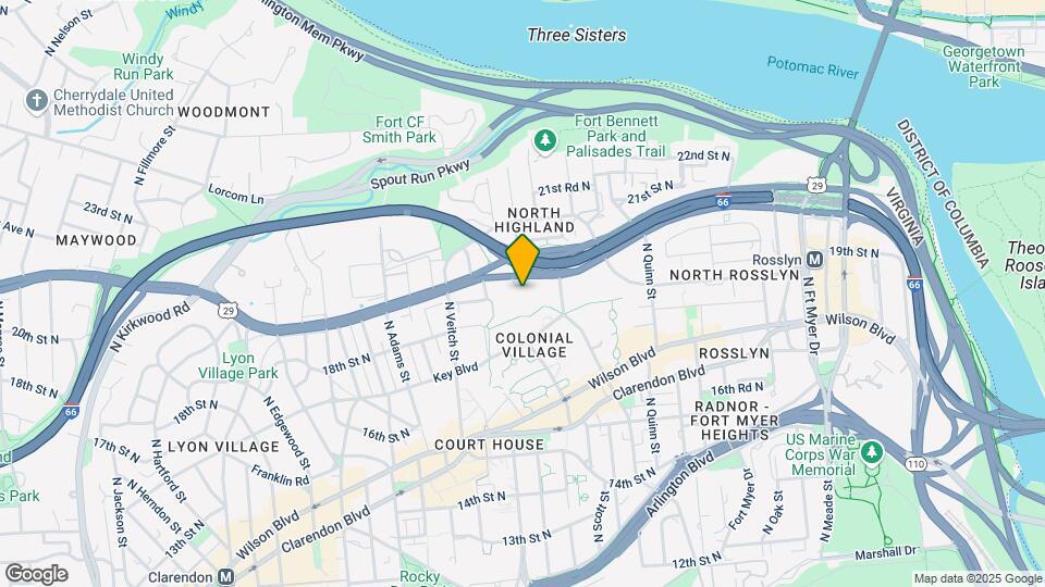 2100 LEE HWY APT 121 Map and Location Details