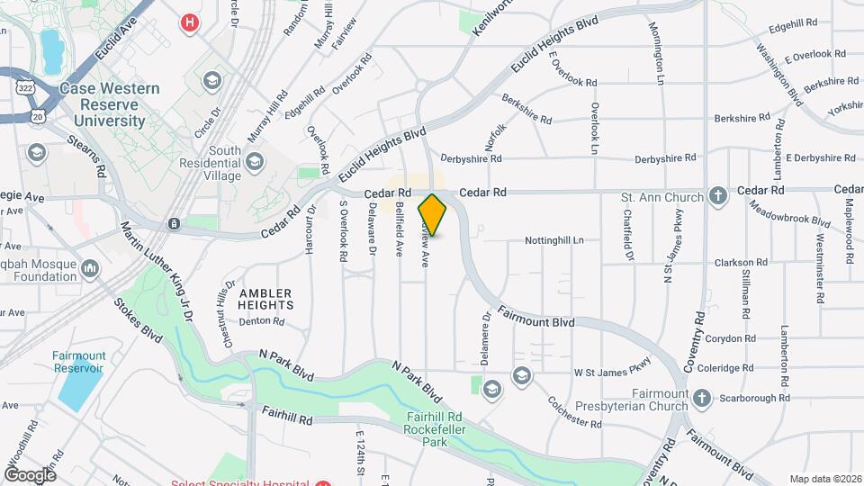 2207 Grandview Ave Map and Location Details