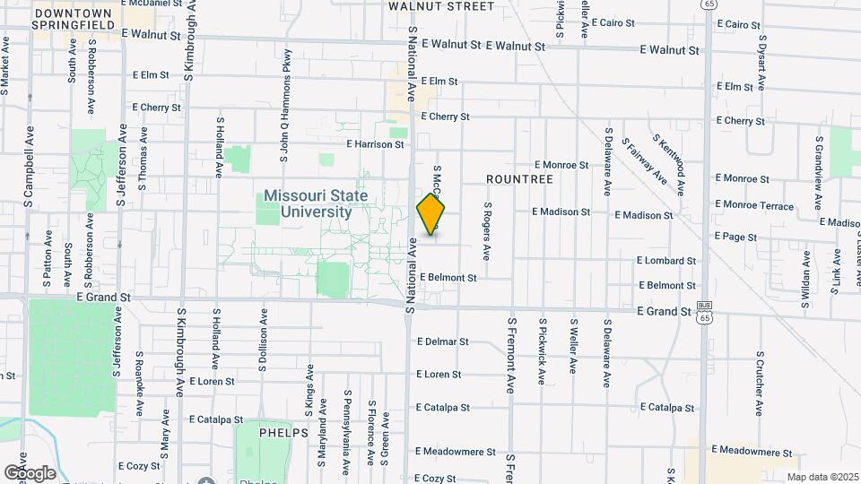 835 S McCann Ave Map and Location Details