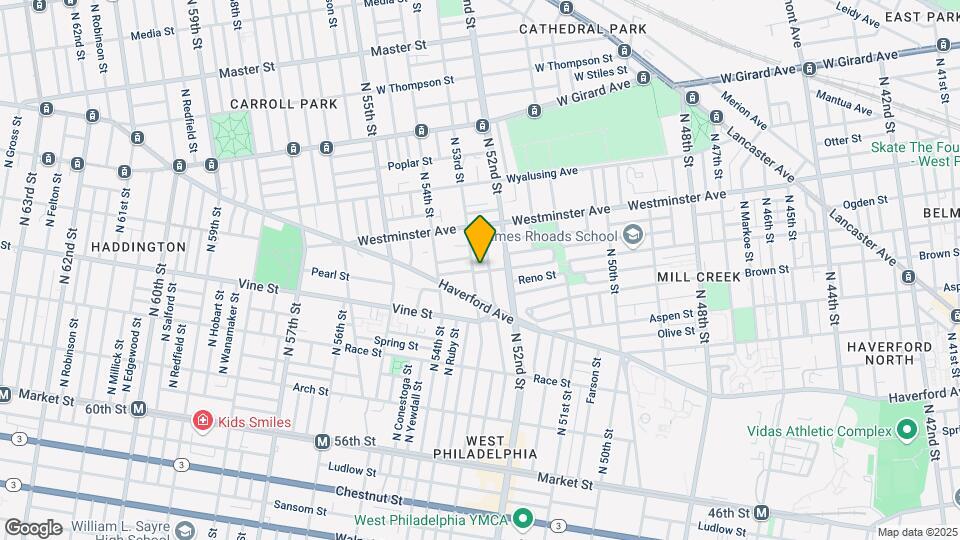 401 N 53rd St Map and Location Details