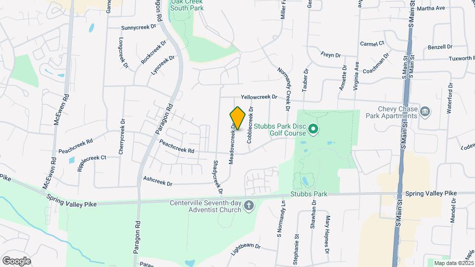 8758 Meadowcreek Dr Map and Location Details