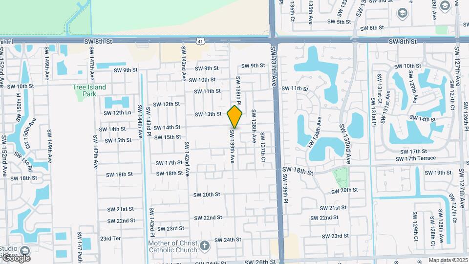1417 SW 139th Ave Map and Location Details