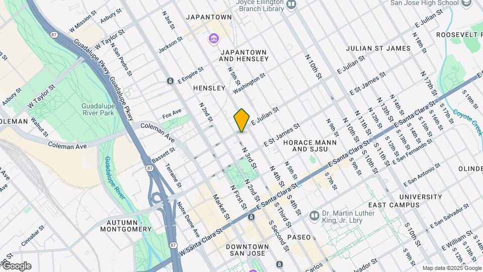 284 N 3rd St Mapa y Detalles de la Ubicación