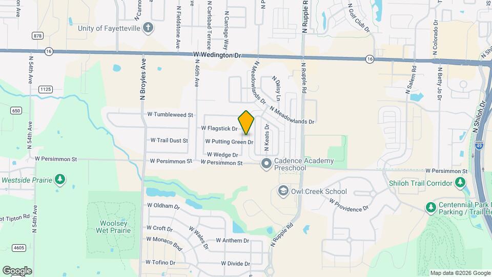 584 N Mulligan Dr Map and Location Details