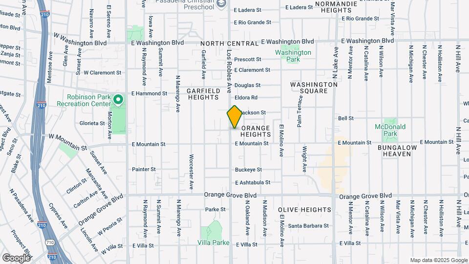 960 Los Robles Ave Map and Location Details
