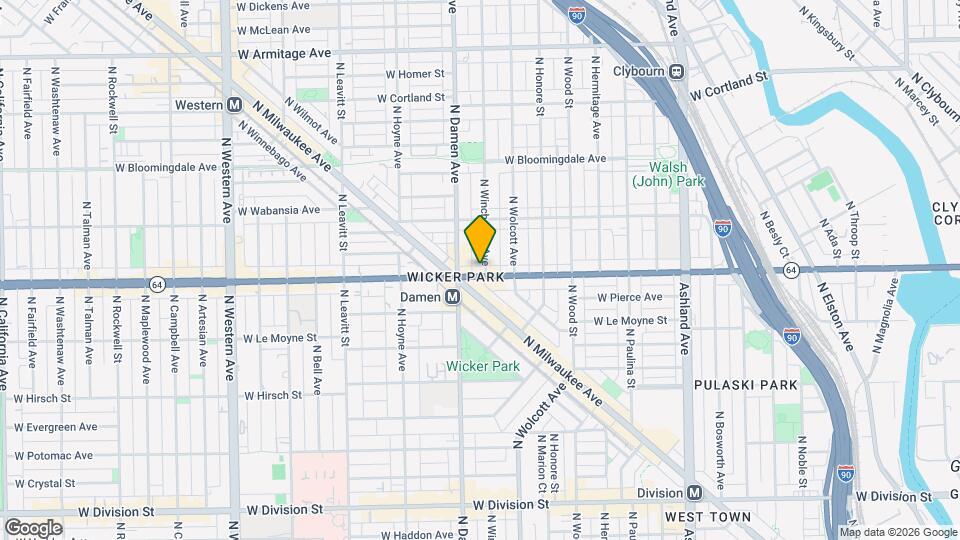1938 W North Ave, Unit #501 Mapa y Detalles de la Ubicación