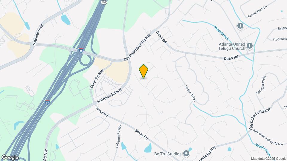 1316 Calistoga Way Map and Location Details