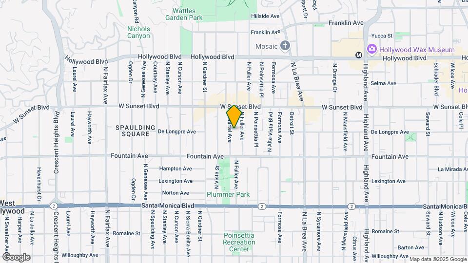 1406 N Martel Ave Mapa y Detalles de la Ubicación