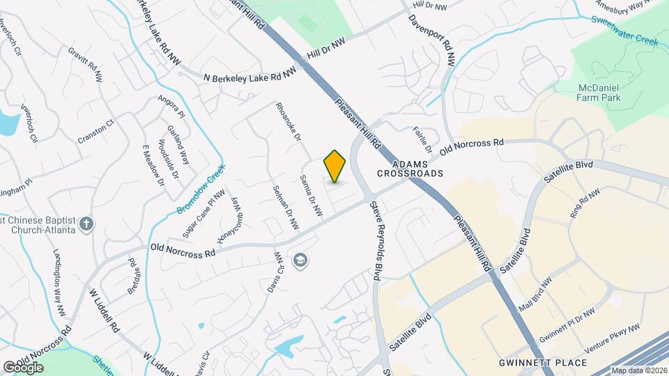 3625 Gainesway Ct NW Map and Location Details