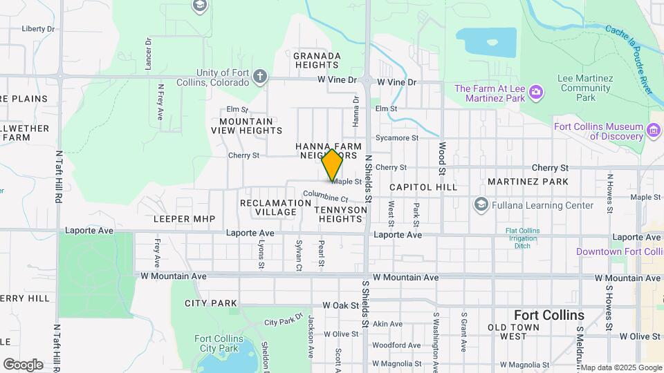 1209 Maple St Map and Location Details