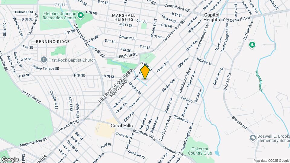925 Clovis Ave Mapa y Detalles de la Ubicación