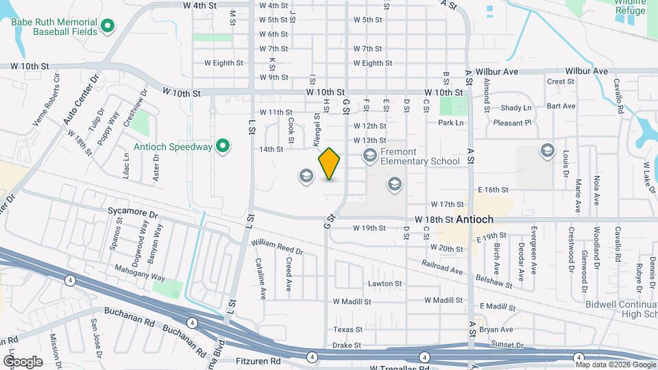 623 W 16th St Mapa y Detalles de la Ubicación