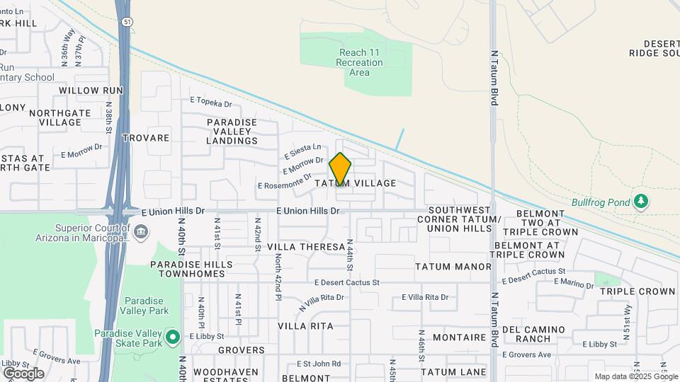 4351 E Selena Dr Map and Location Details