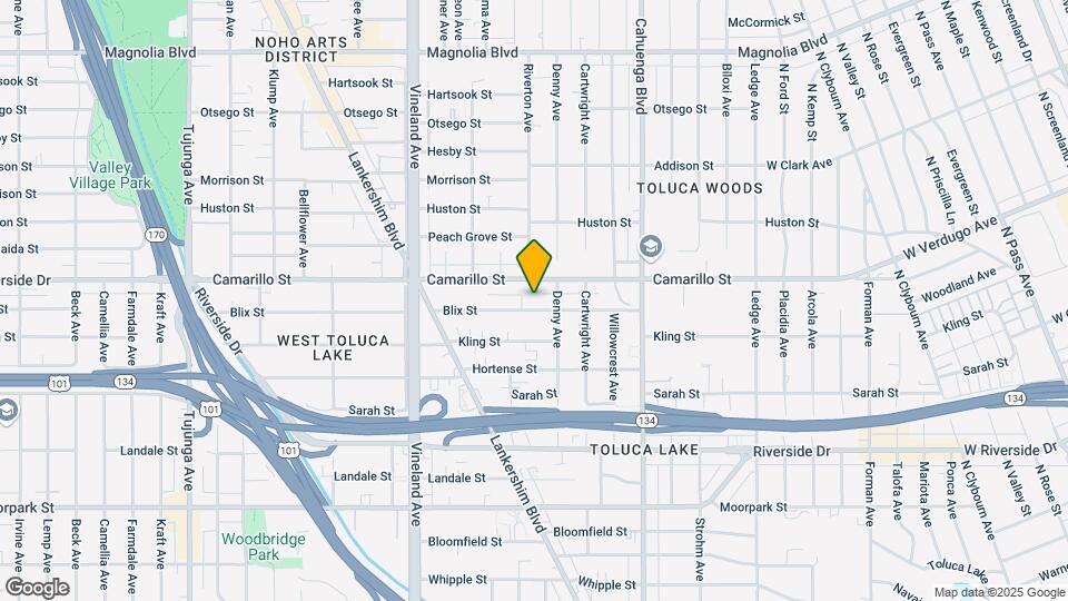 10761 Blix St Map and Location Details