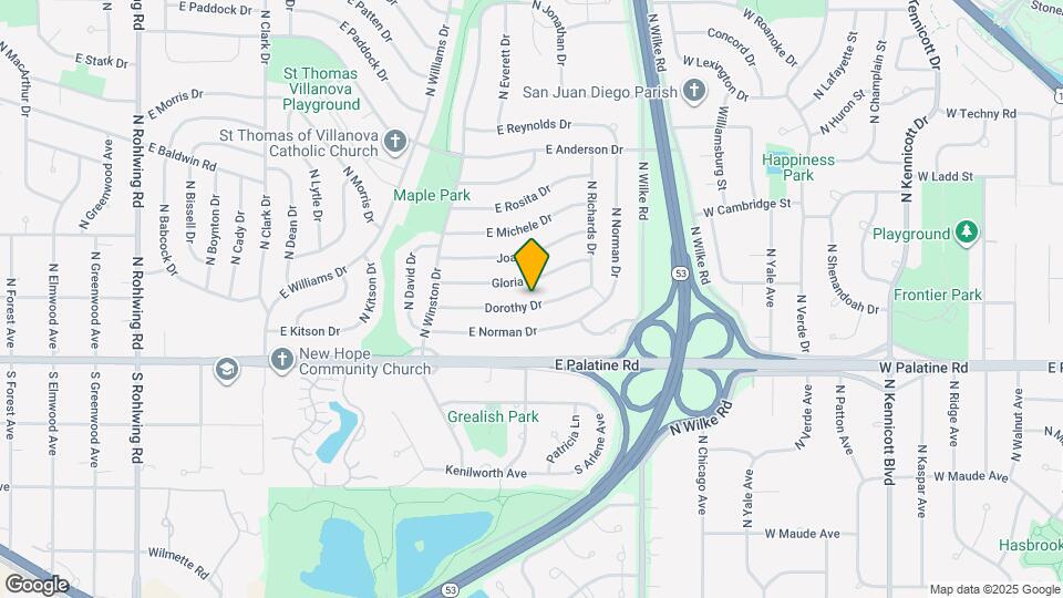 1422 Dorothy Dr Map and Location Details