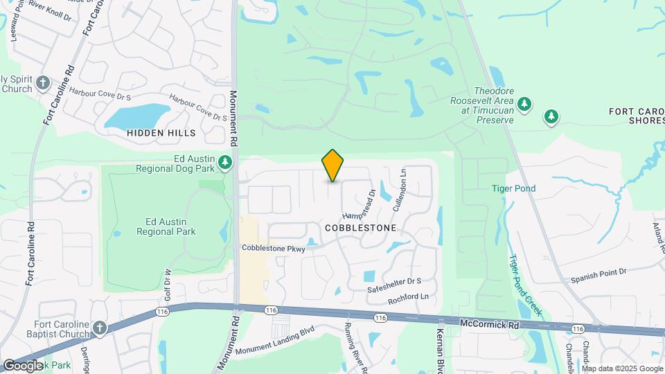 3317 Cancun Dr E Map and Location Details