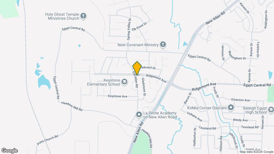 4340 Old Allen Rd Map and Location Details