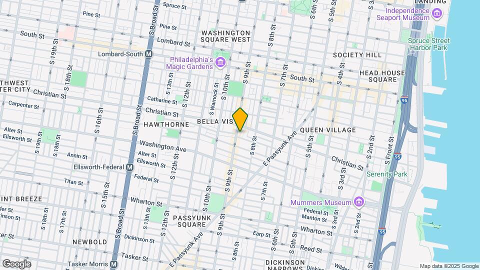 901 S Schell St Map and Location Details