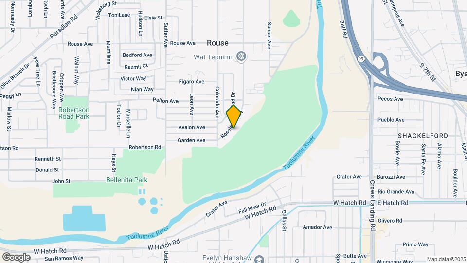 1121 Roselawn Ave Map and Location Details