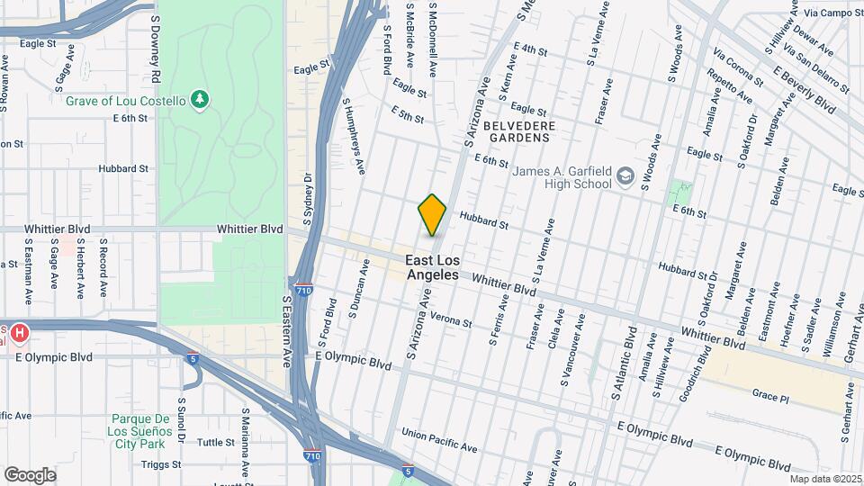 751 S Arizona Ave Mapa y Detalles de la Ubicación