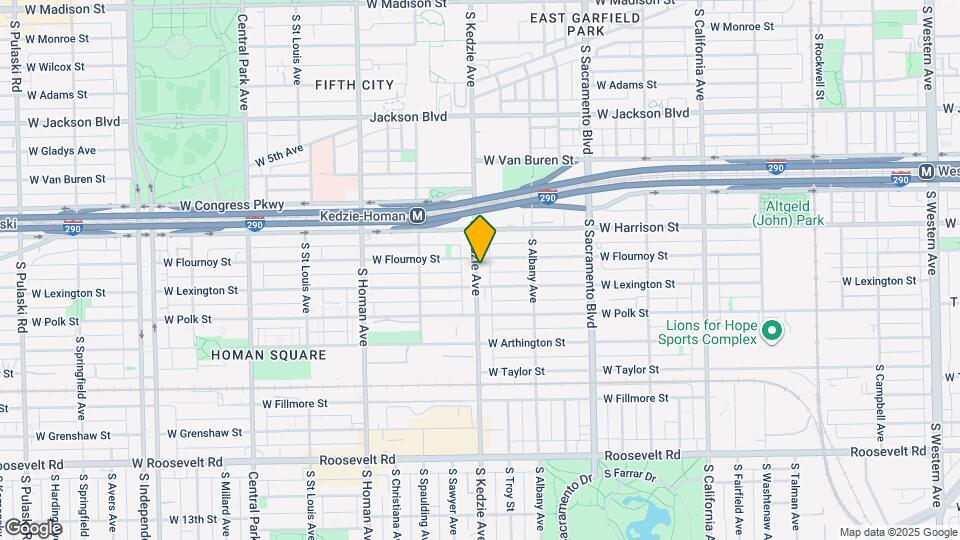 709 S Kedzie Ave Map and Location Details